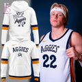 Utah State Aggies Basketball Spectrum Magic Uniform Hoodie
