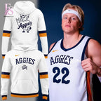 Utah State Aggies Basketball Spectrum Magic Uniform Hoodie