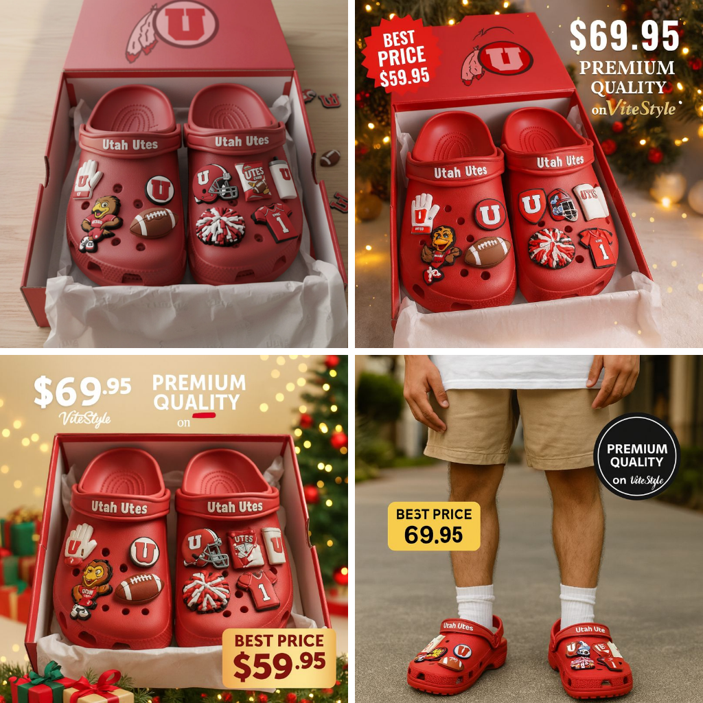 Utah Utes Crocband Charms Crocs 2026