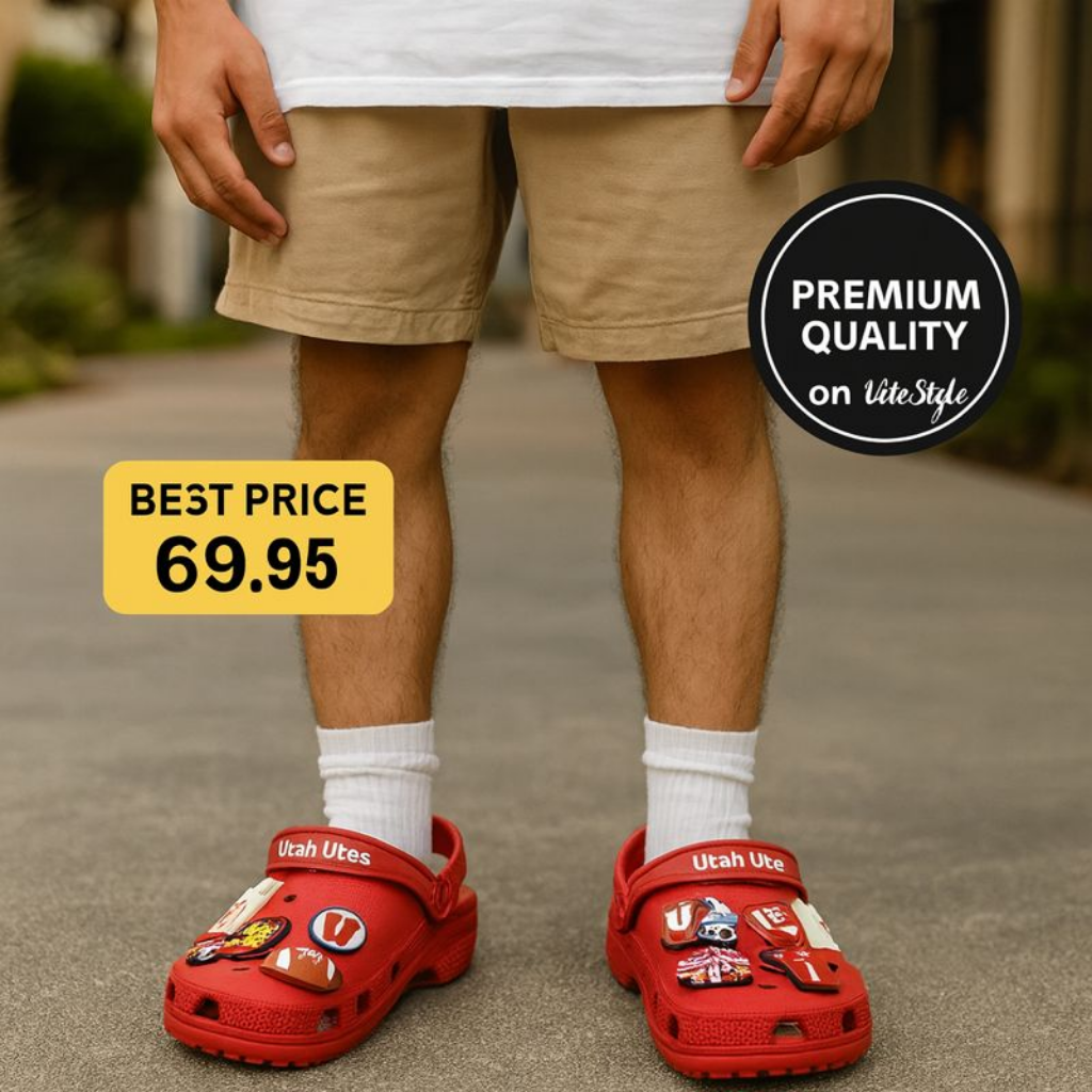 Utah Utes Crocband Charms Crocs 2026