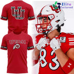 Utah Utes Game 3 Uniform 2026 Red Graphic T-Shirt