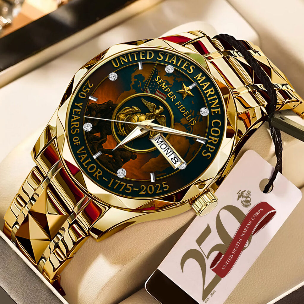 US Marine Corps Alloy Luxury Quartz Watch - TMTHU 052