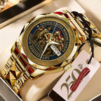 US Marine Corps Alloy Luxury Quartz Watch - TMTHU 057