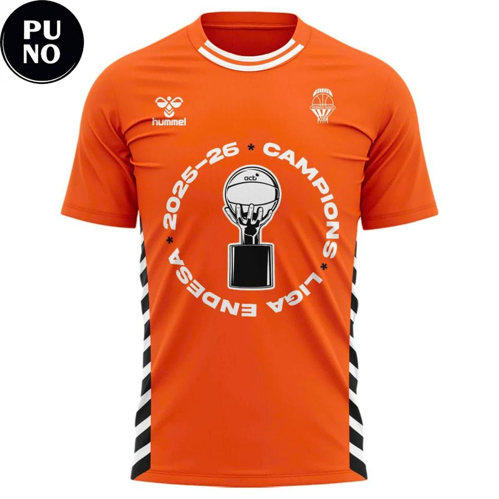 Valencia Basket 2026 Liga Endesa Champions Roster T-Shirt