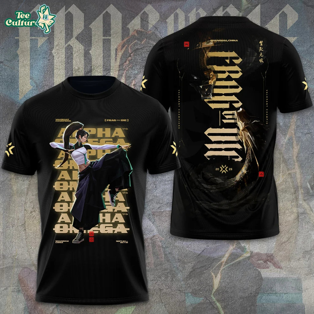 Valorant X Sage Champion 2026 3D Tshirt