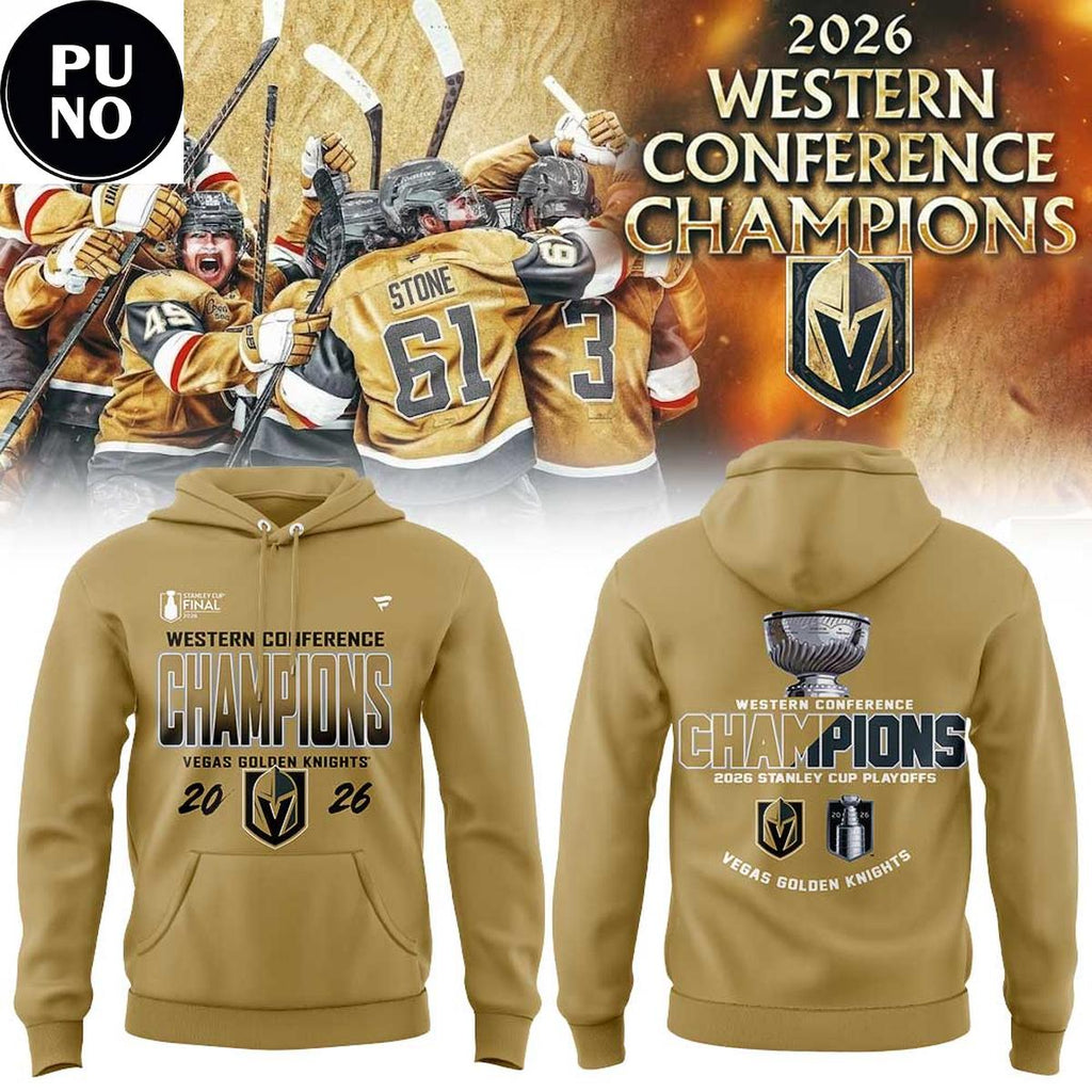 Vegas Golden Knights 2026 Western Conference Champions Stanley Cup Hoodie T-Shirt