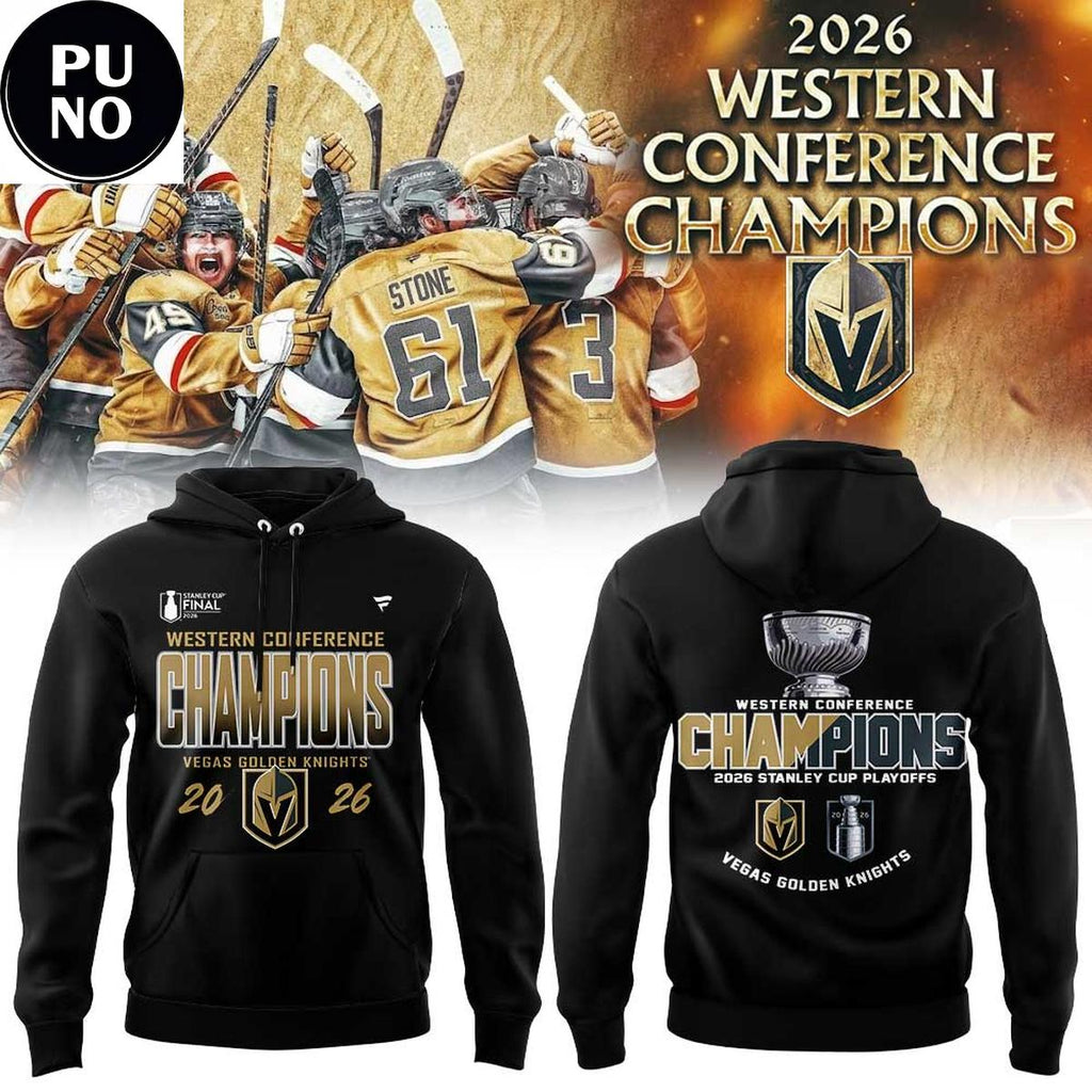 Vegas Golden Knights 2026 Western Conference Champions Stanley Cup Hoodie T-Shirt