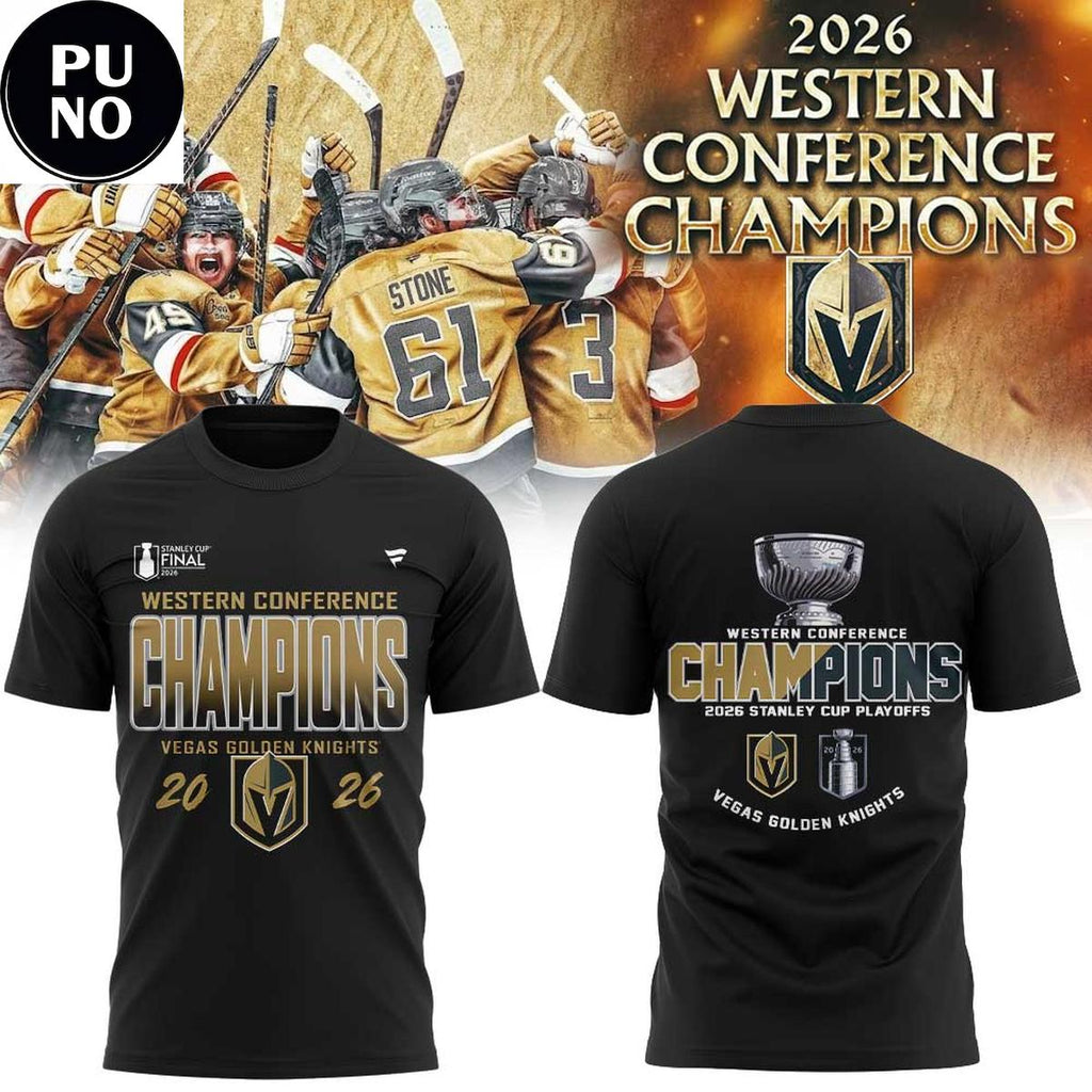 Vegas Golden Knights 2026 Western Conference Champions Stanley Cup Hoodie T-Shirt