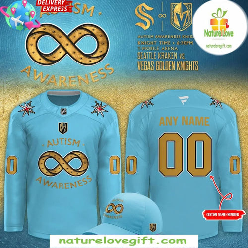 Autism Awareness Vegas Golden Knights 2026 Hockey Jersey