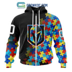 Vegas Golden Knights Puzzle Design Autism Awareness Personalized Hoodie Shirts