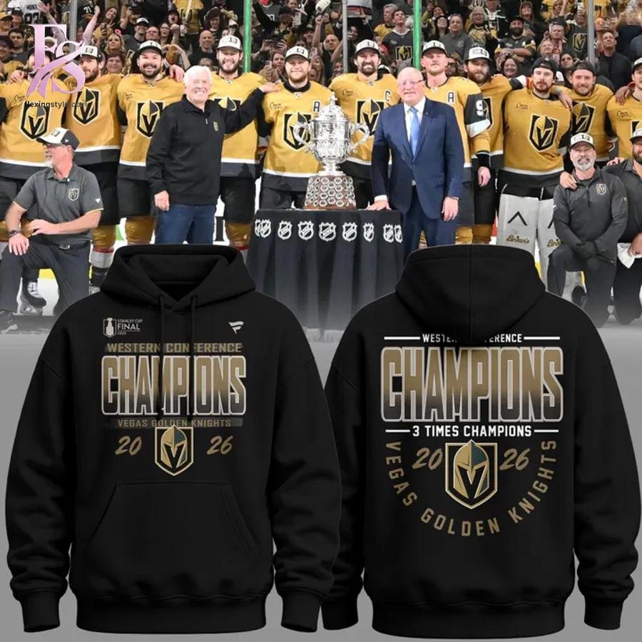 Vegas Golden Knights WESTERN CONFERENCE CHAMPIONS 2026 Shirt