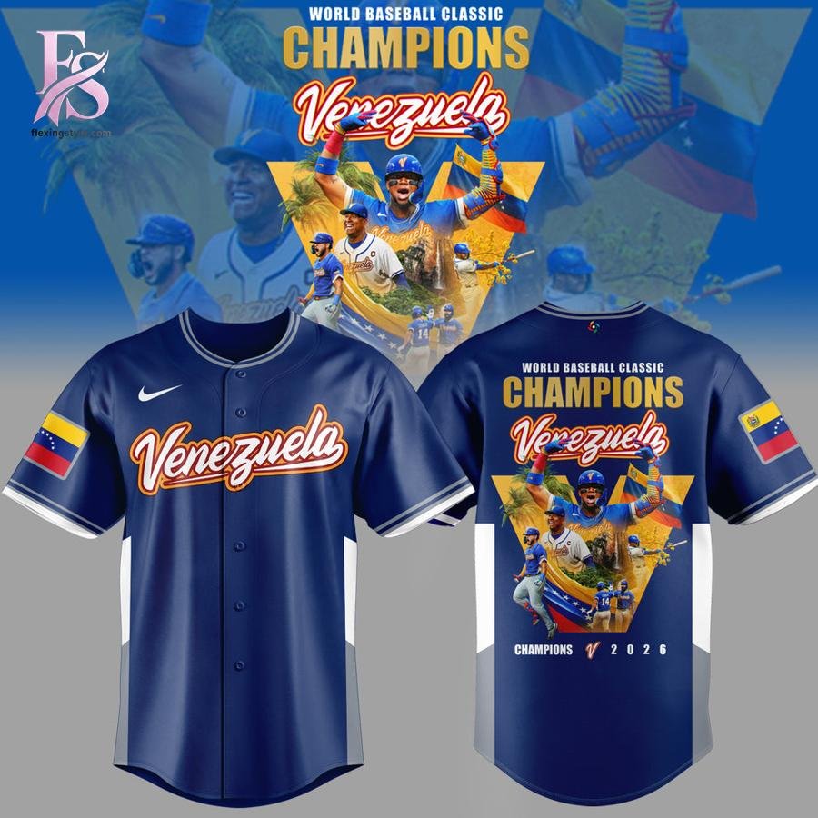 Venezuela World Baseball Classic Champions 2026 Jersey