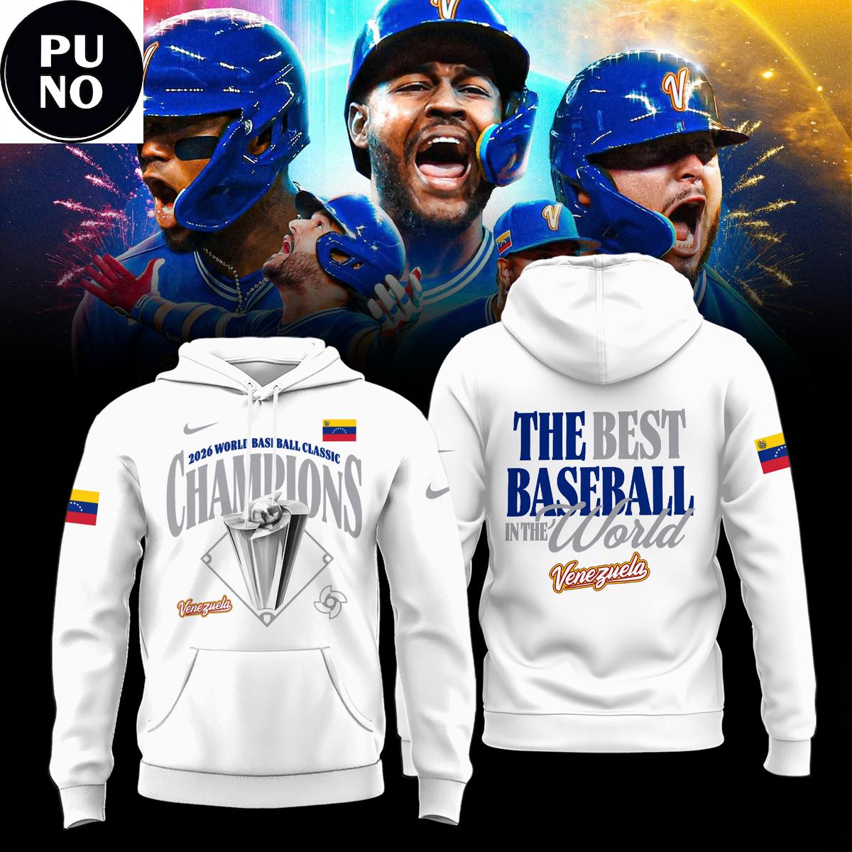 Venezuela World Baseball Classic Champions 2026 The Best Baseball In The World Hoodie T-Shirt