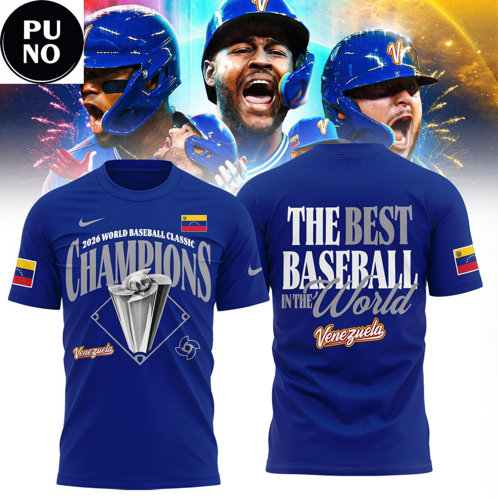 Venezuela World Baseball Classic Champions 2026 The Best Baseball In The World Hoodie T-Shirt