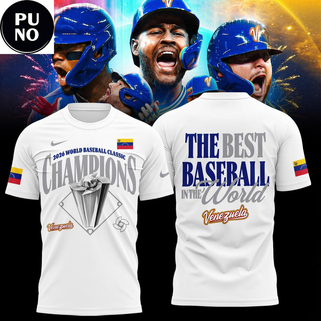 Venezuela World Baseball Classic Champions 2026 The Best Baseball In The World Hoodie T-Shirt