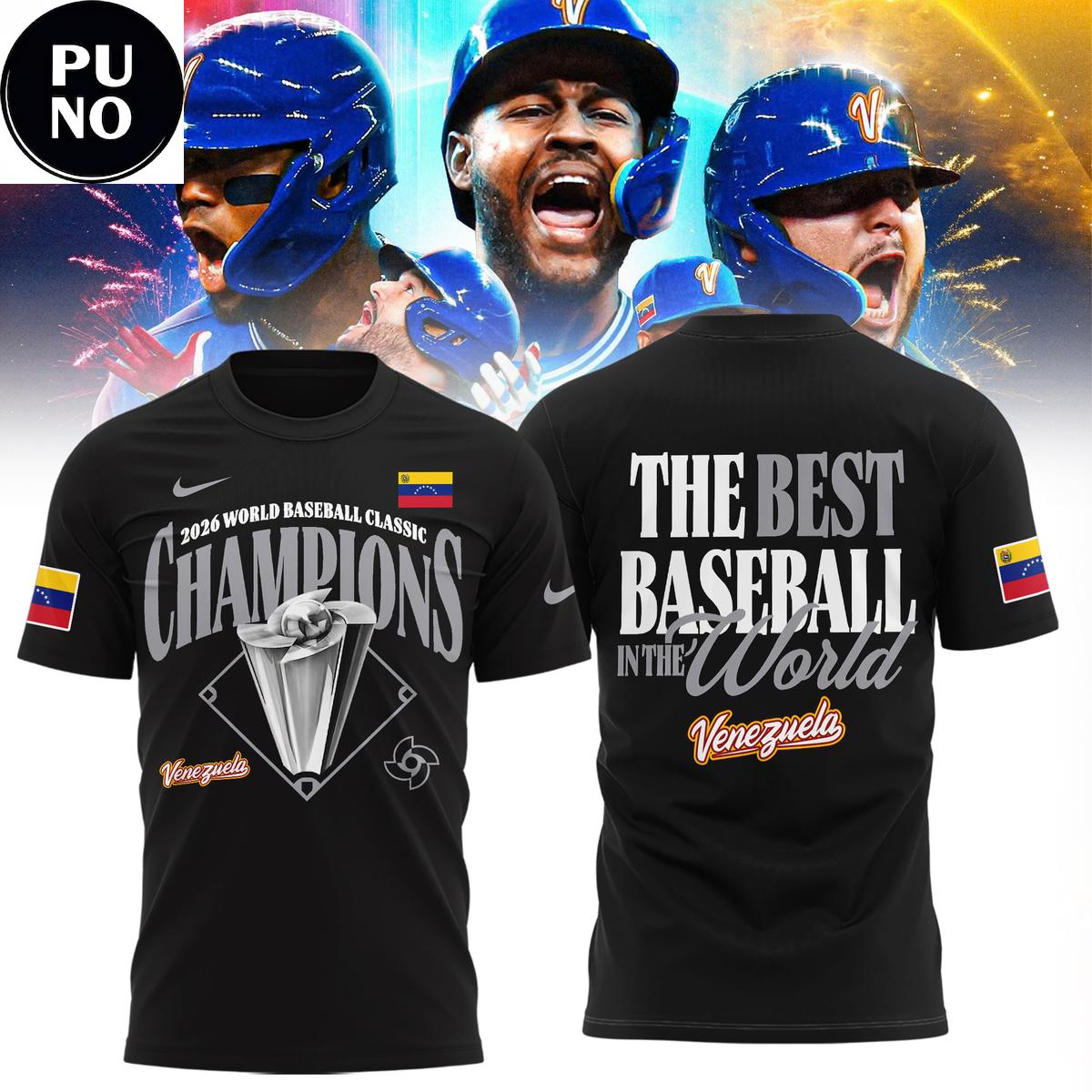Venezuela World Baseball Classic Champions 2026 The Best Baseball In The World Hoodie T-Shirt