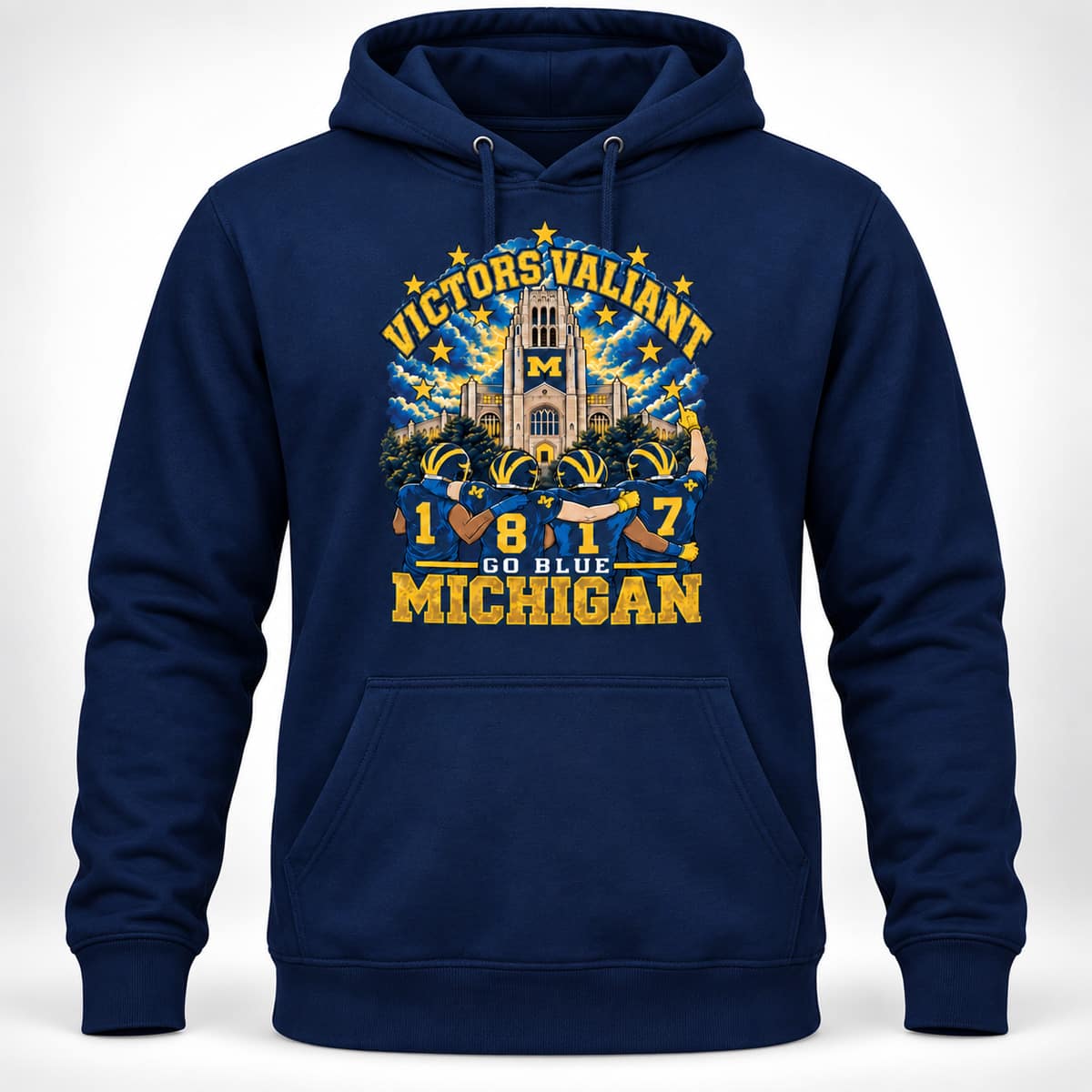 Victors Valiant Michigan EST 1817 Go Blue Shirt