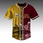 Vikings x Golden Gophers Skyline Baseball Jersey