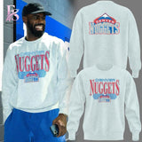 Vintage 1990s Denver Nuggets Logo Graphic Sweatshirt