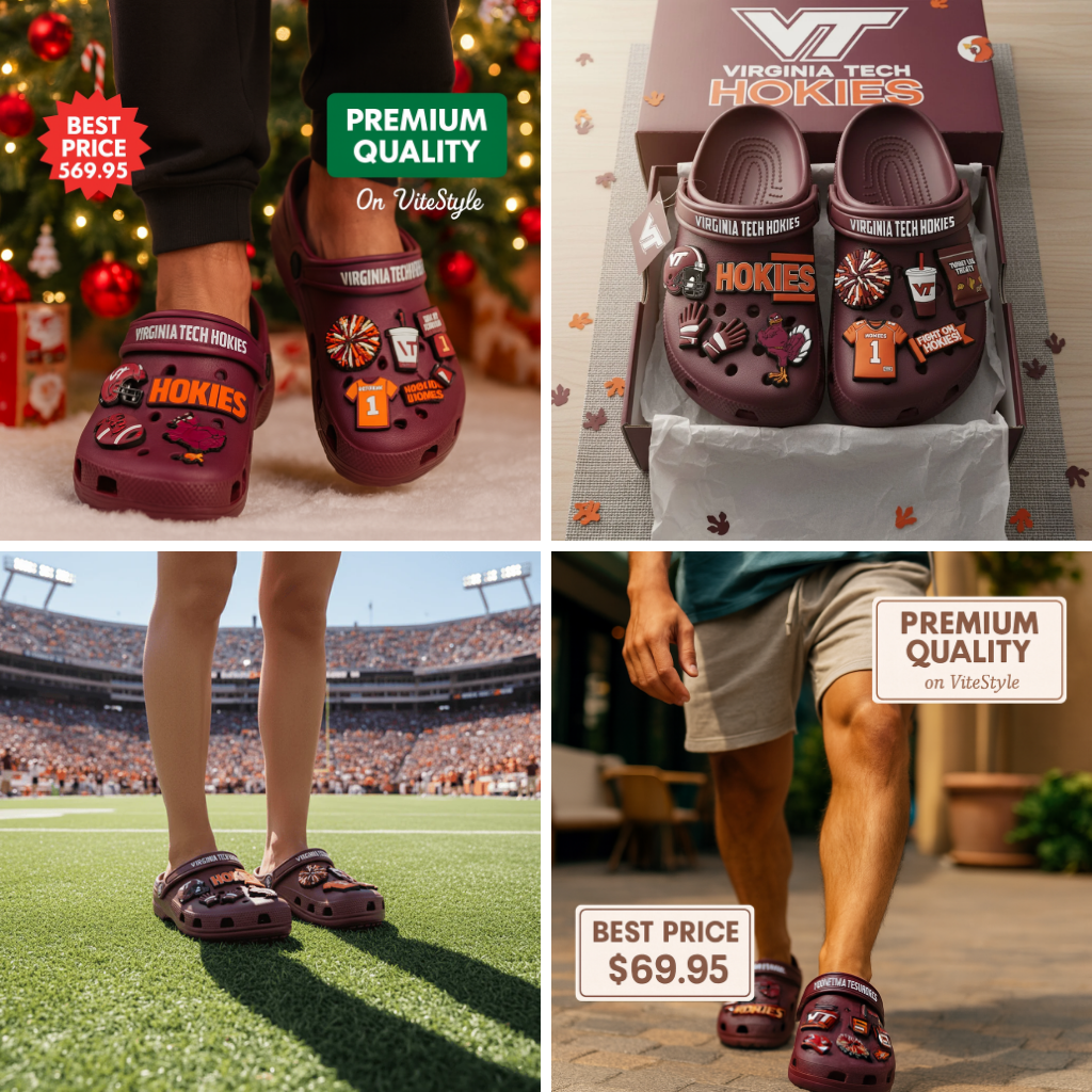 Virginia Tech Hokies Crocs Charm