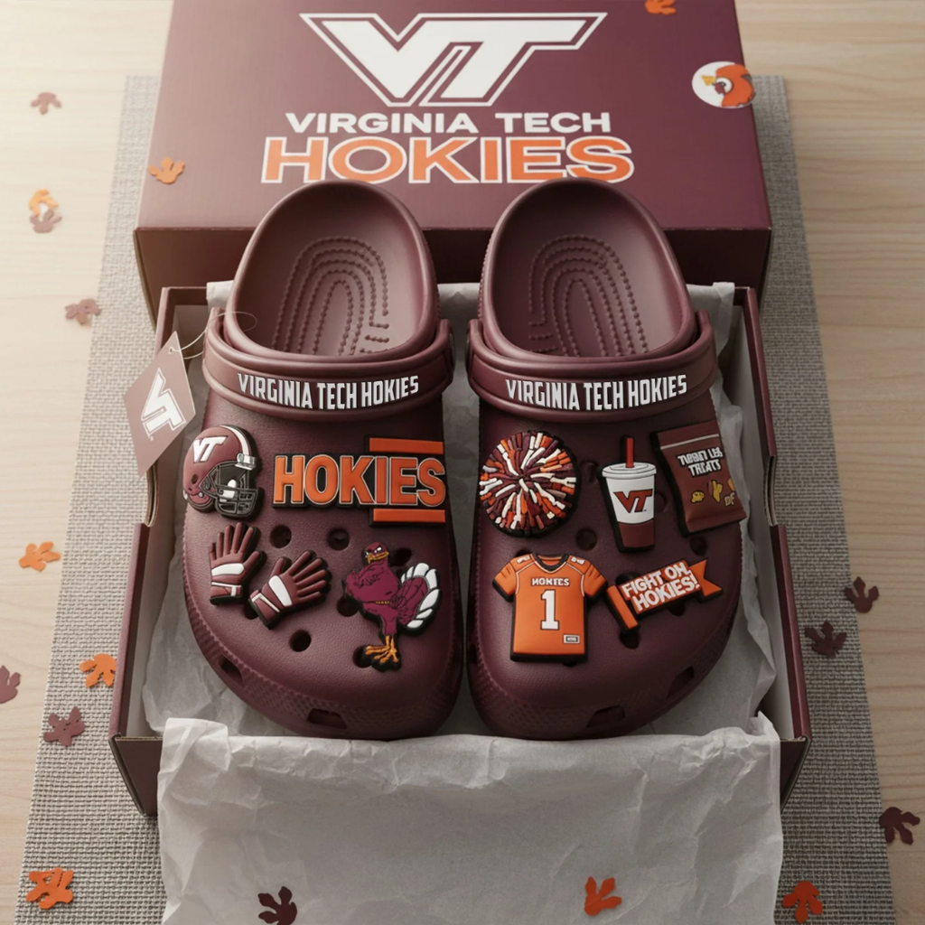 Virginia Tech Hokies Crocs Charm
