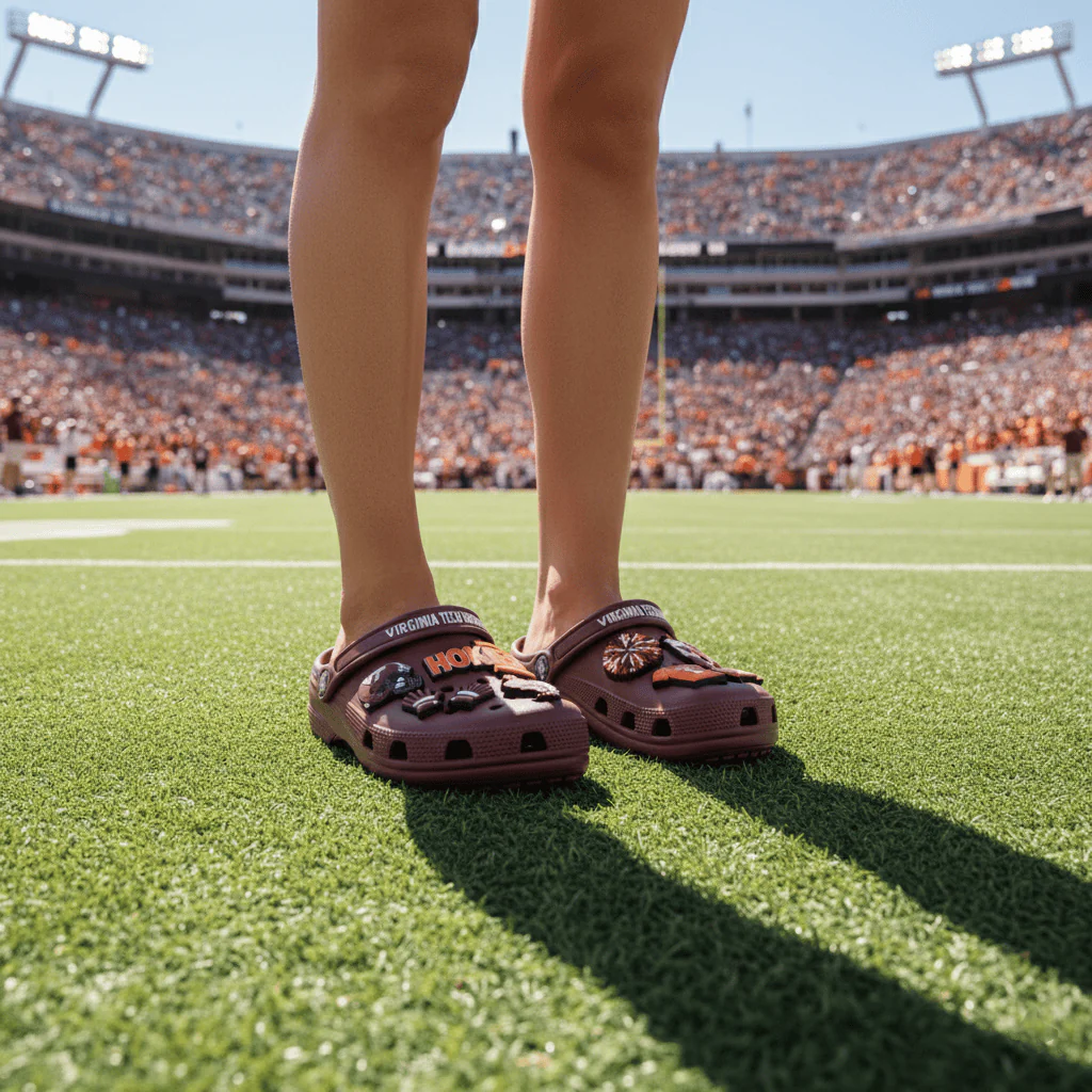 Virginia Tech Hokies Crocs Charm