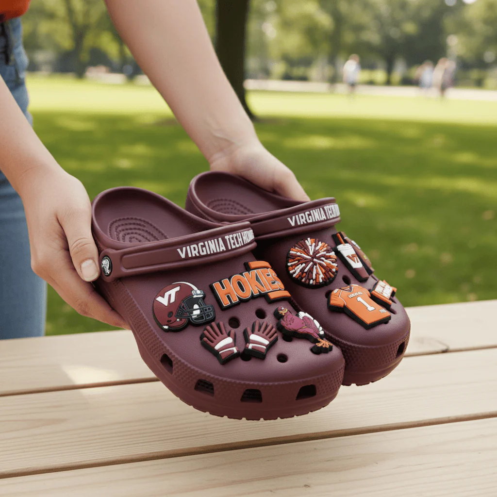 Virginia Tech Hokies Crocs Charm