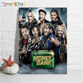 WWE Money In The Bank Ladder Match Wall Art Poster Canvas