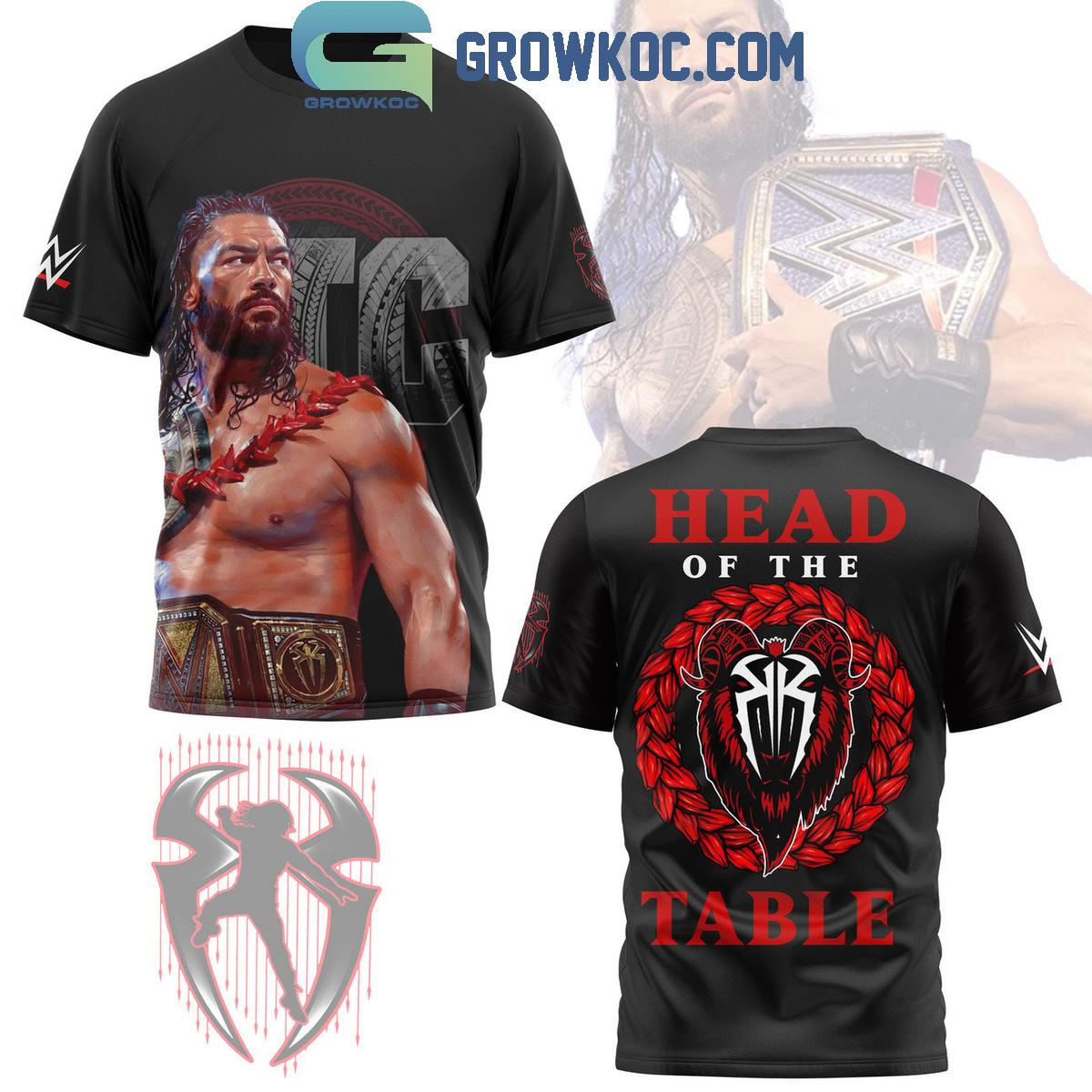 WWE Roman Reigns 2024 Head Of The Table Hoodie T-Shirt