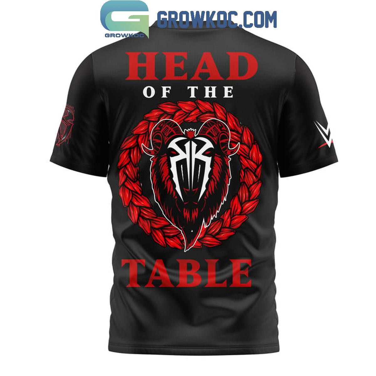WWE Roman Reigns 2024 Head Of The Table Hoodie T-Shirt