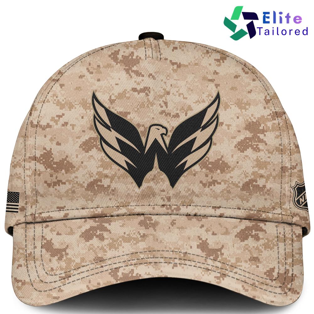 Washington Capitals NHL Veterans Day 2026 Custom Pullover Hoodie