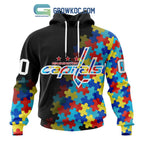 Washington Capitals Puzzle Design Autism Awareness Personalized Hoodie Shirts