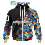 Washington Capitals Puzzle Design Autism Awareness Personalized Hoodie Shirts