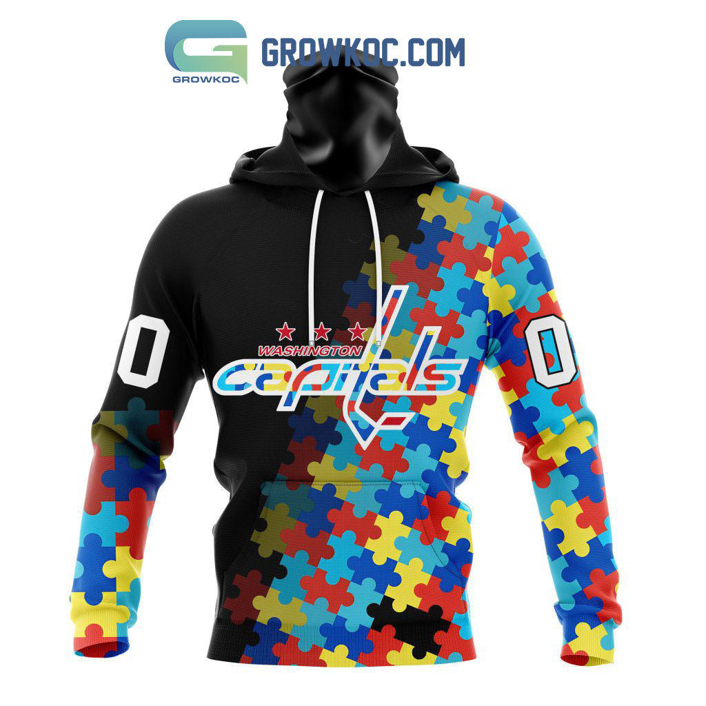 Washington Capitals Puzzle Design Autism Awareness Personalized Hoodie Shirts