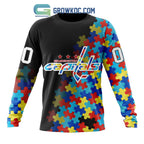 Washington Capitals Puzzle Design Autism Awareness Personalized Hoodie Shirts