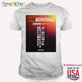 Washington Commanders 2024 NFL Season Schedule T Shirt