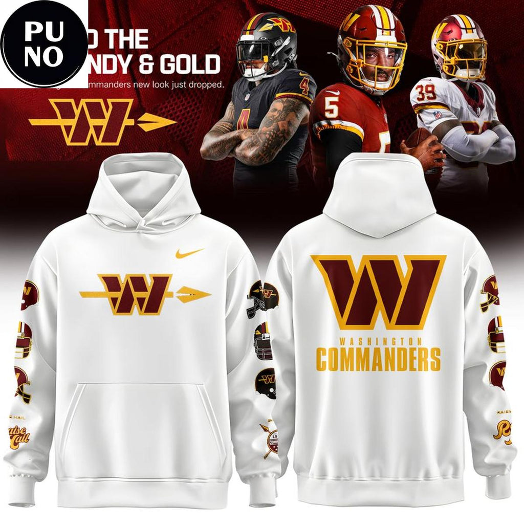 Washington Commanders 2026 Hold The Burgundy & Gold Hoodie T-Shirt