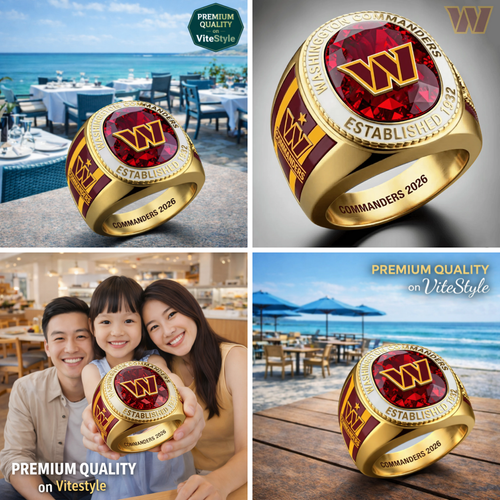 NEW 3D Ring Washington Commanders Championship