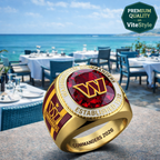 NEW 3D Ring Washington Commanders Championship
