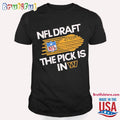 Washington Commanders NFL Draft The Pick Is In Logo T Shirt