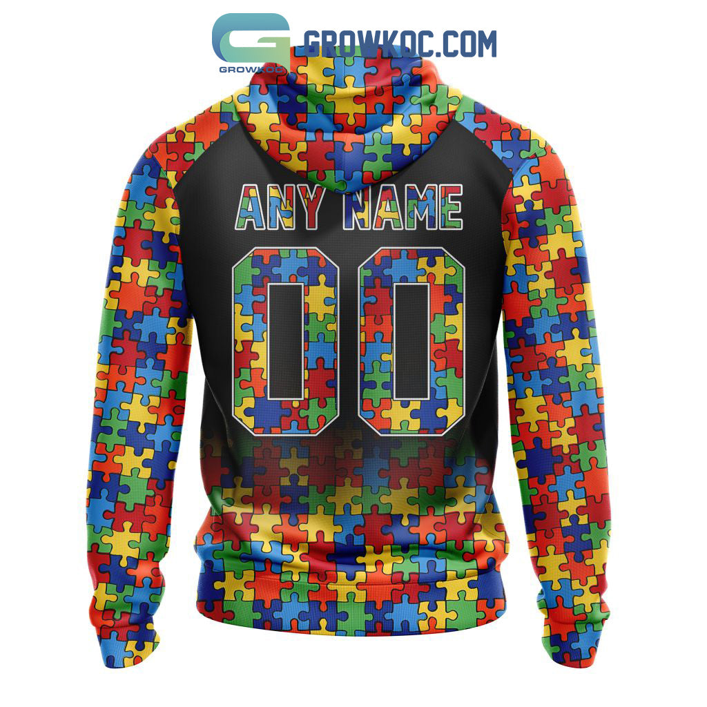 Washington Commanders NFL Special Autism Awareness Design Hoodie T Shirt