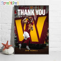 Washington Commanders Thank You Sam Howell Good Luck In Seattle Wall Art Poster Canvas