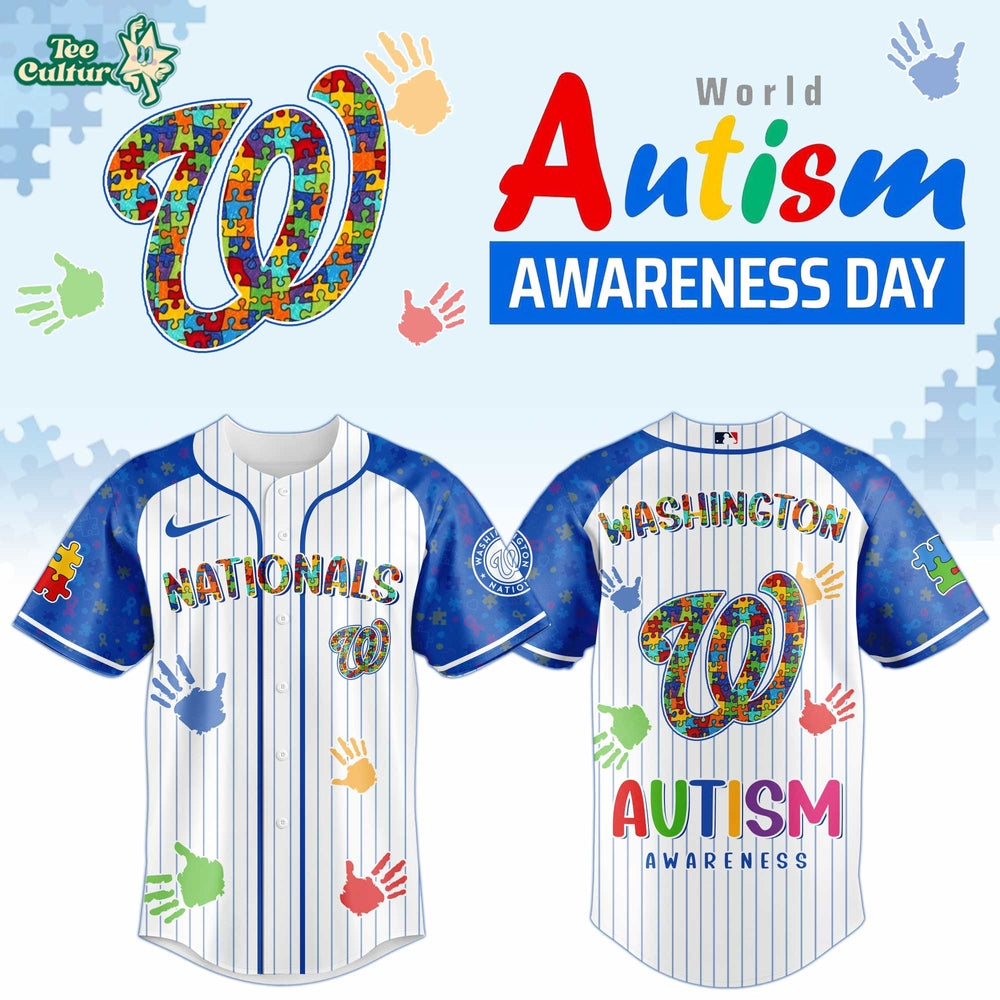 Washington Nationals – Autism Awareness 2026 Limited Editions Jersey