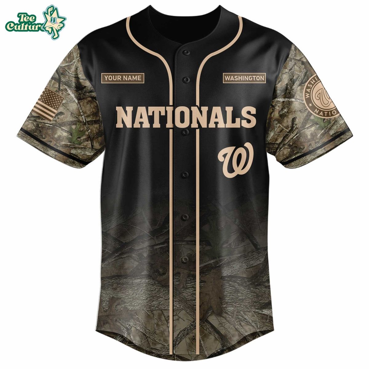 Washington Nationals Deer Hunting Limited Edition Baseball Jersey