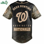 Washington Nationals Deer Hunting Limited Edition Baseball Jersey
