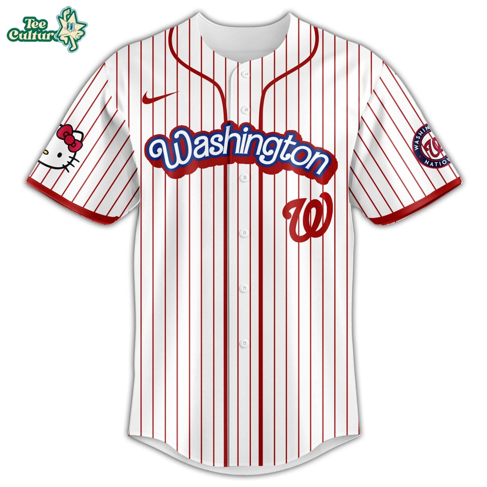 Washington Nationals MLB Hello Kitty Night 2026 Collector Jersey