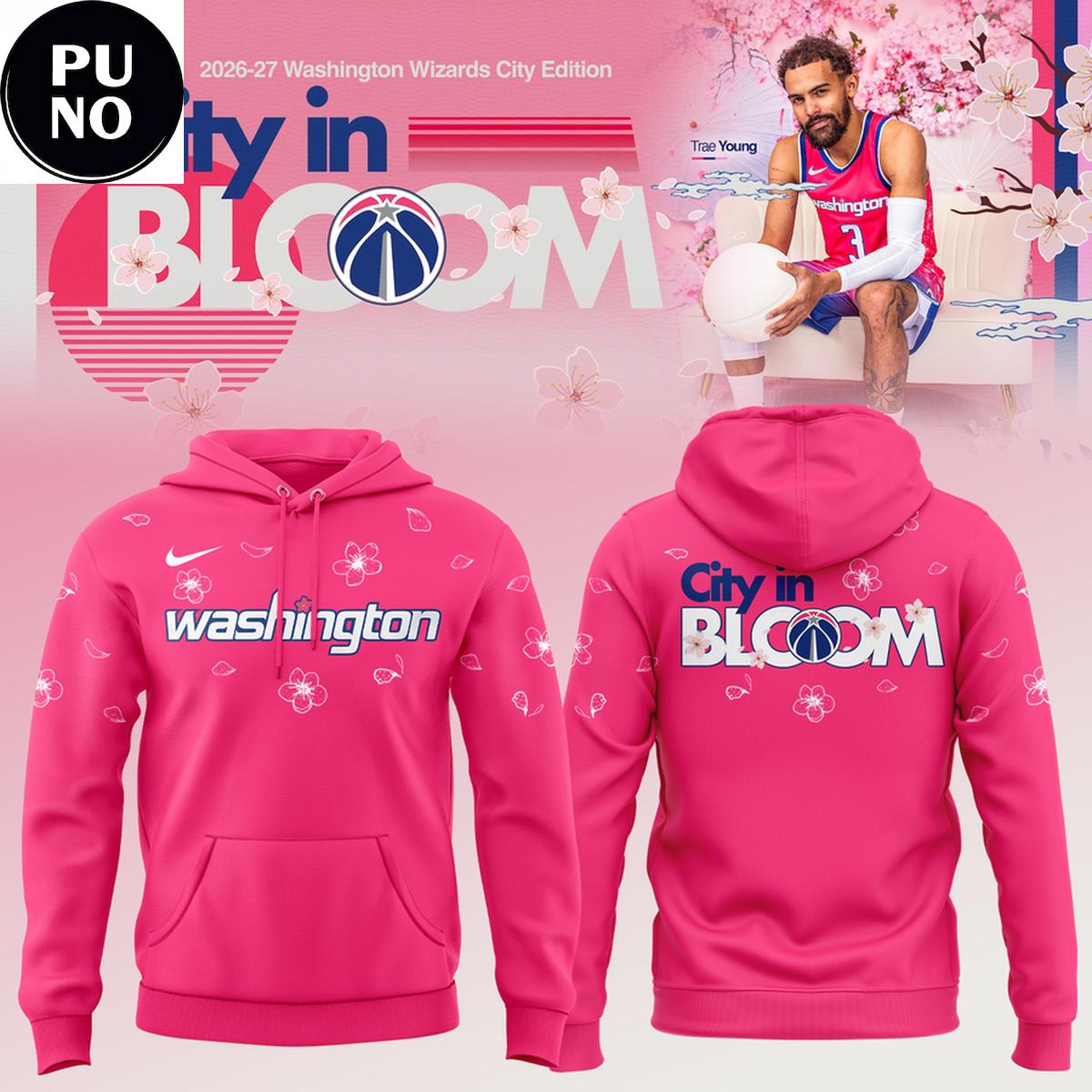 Washington Wizards 2026-27 City in Bloom Hoodie T-Shirt