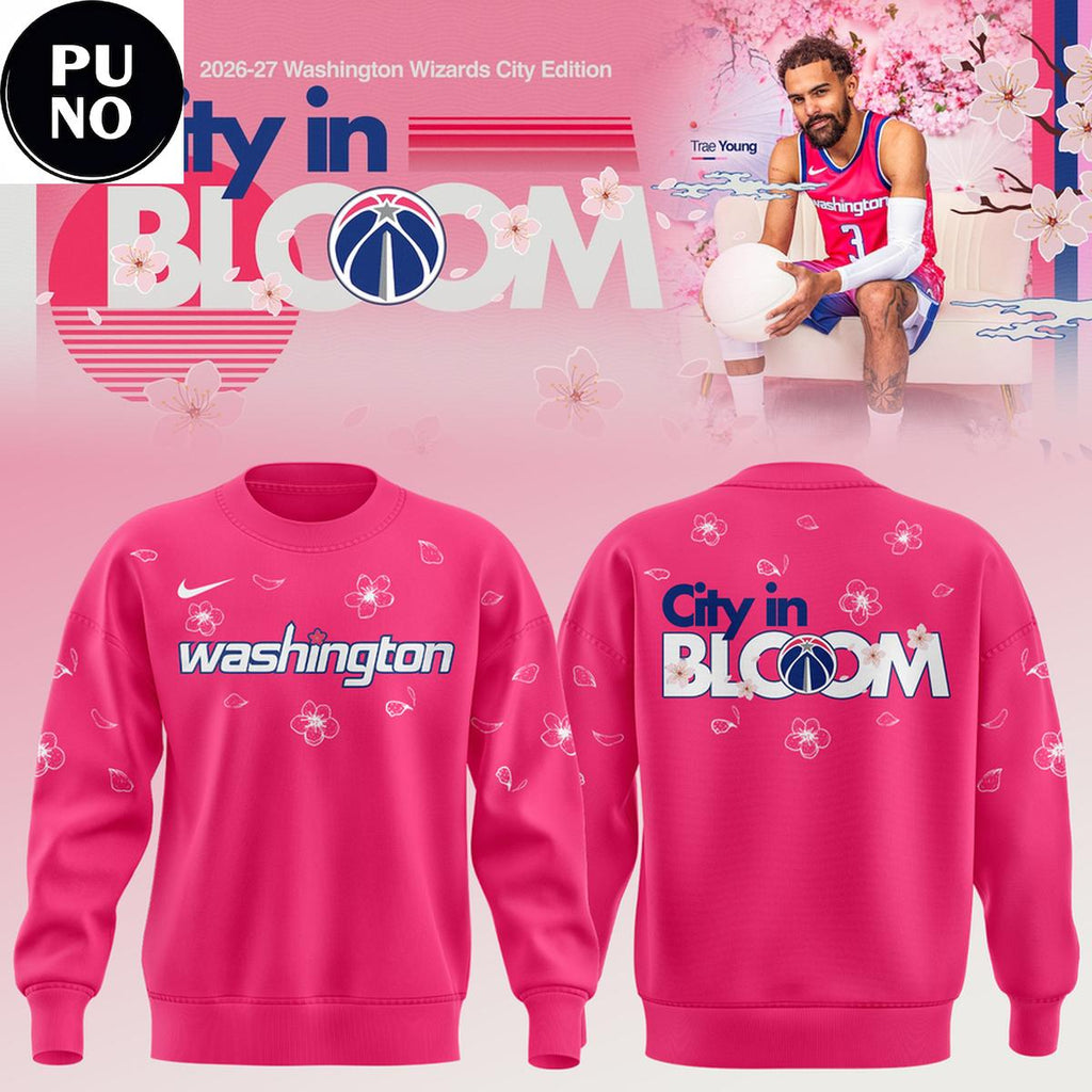 Washington Wizards 2026-27 City in Bloom Hoodie T-Shirt