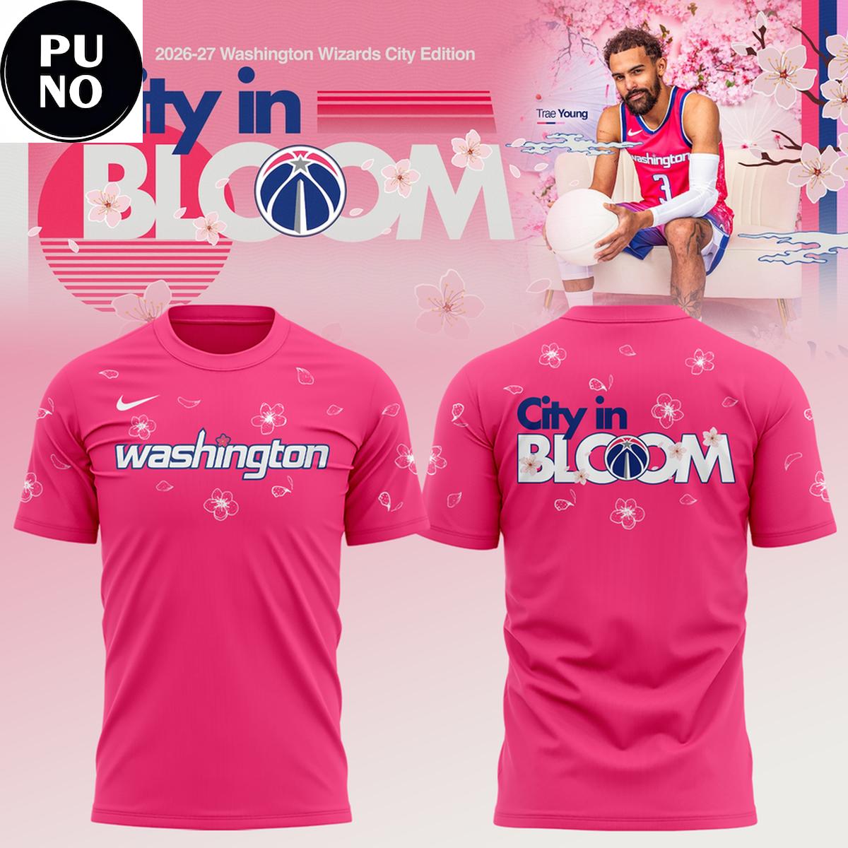 Washington Wizards 2026-27 City in Bloom Hoodie T-Shirt