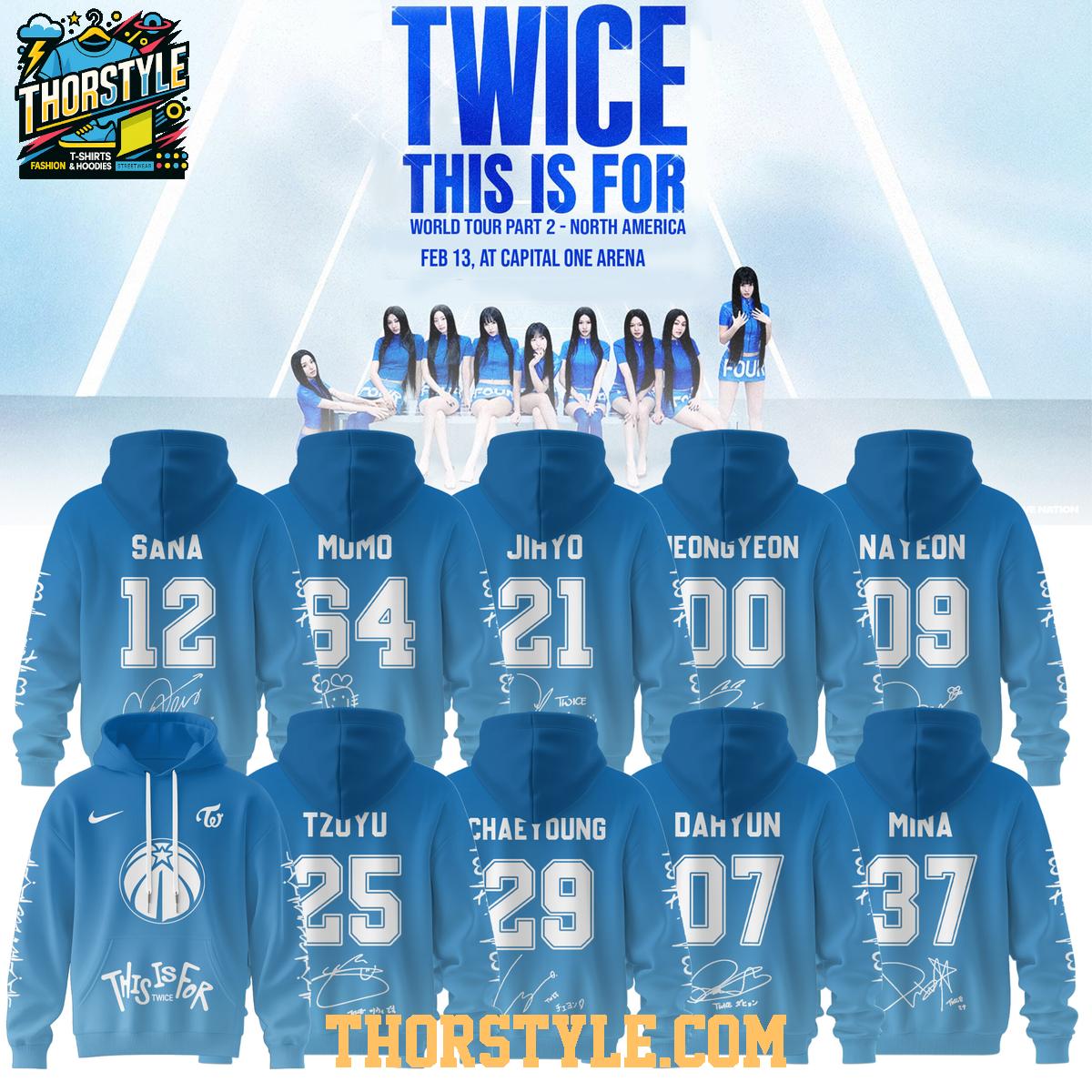 Washington Wizards Twice 2026 This Is For World Tour Part 2 Hoodie T-Shirt
